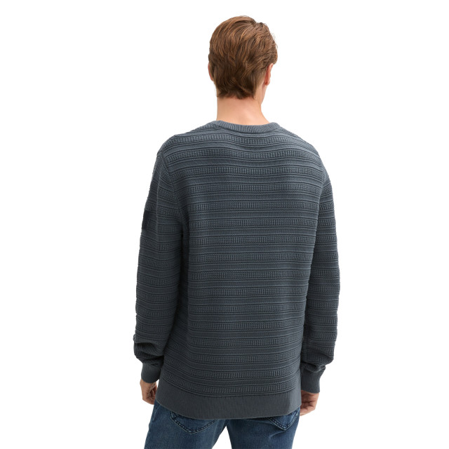 Tom Tailor Structured crewneck knit 1044472 large