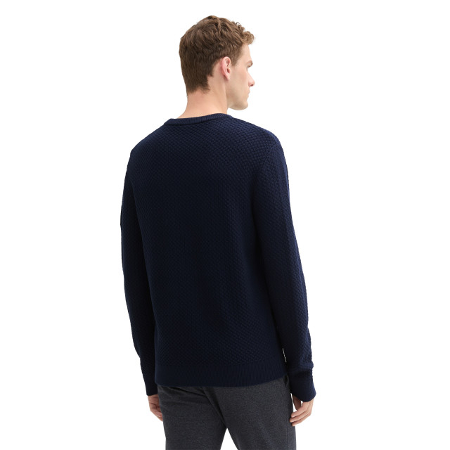 Tom Tailor Structured crewneck knit 1044472 large