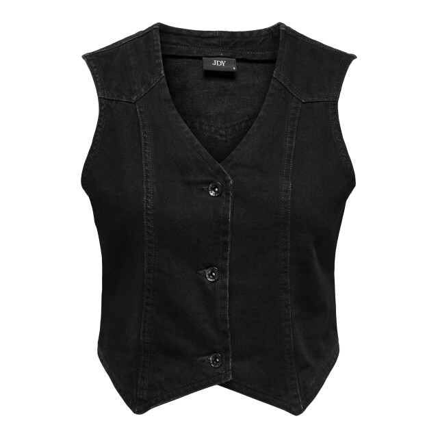 Jacqueline de Yong Jdycarry waistcoat dnm blk 15321971 large