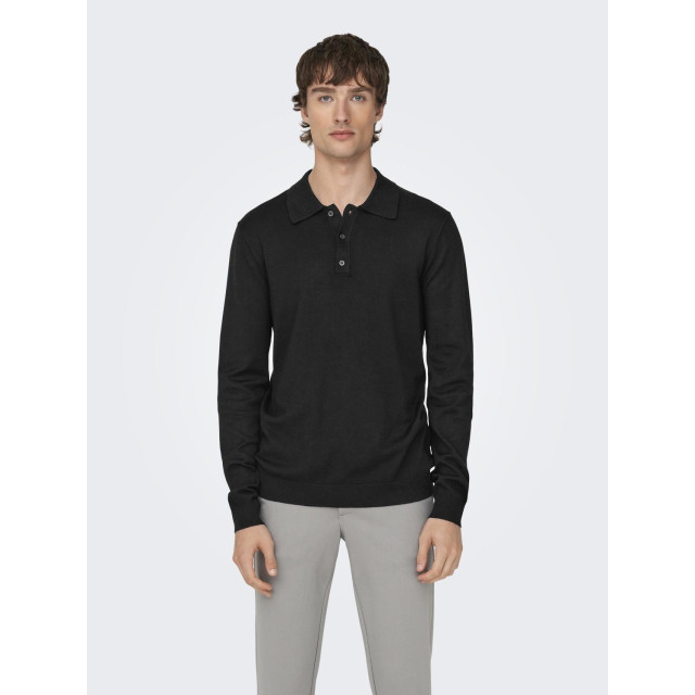 Only & Sons Onswyler life reg 14 ls polo knit n 22021184 large