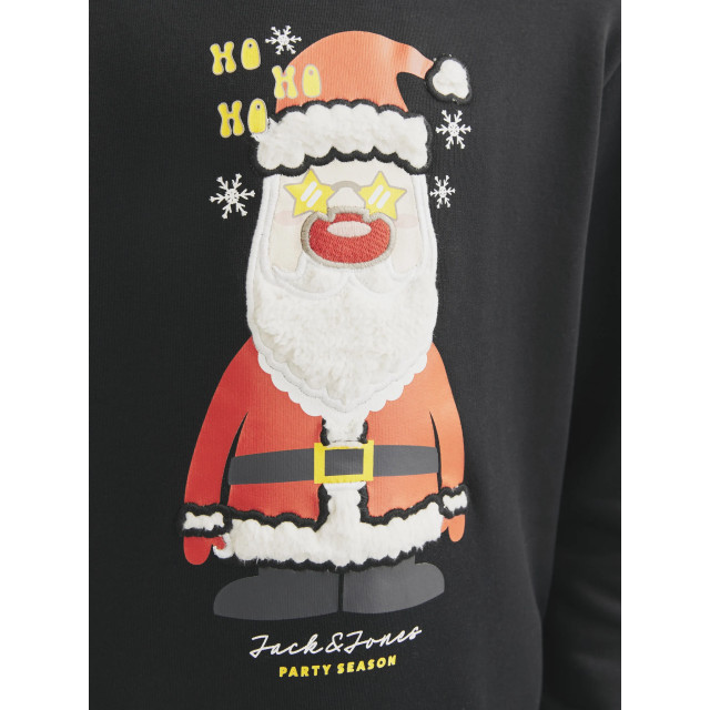 Jack & Jones Jongens kersttrui jjxmas jolly 12266208-Zwart large