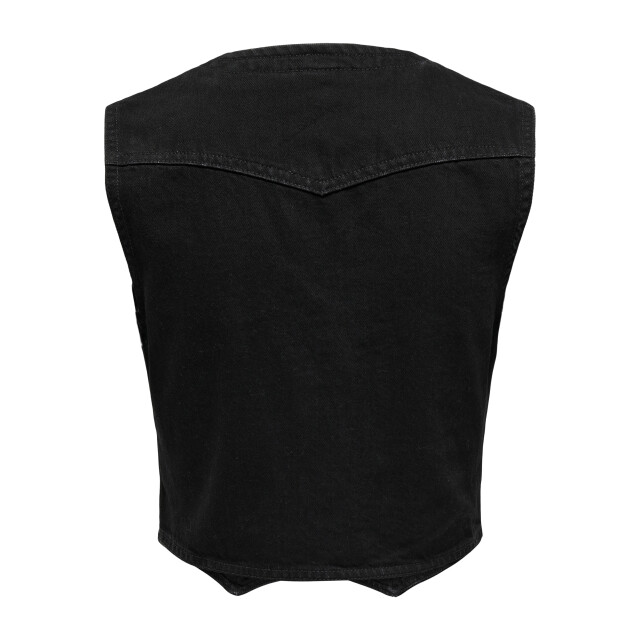 Jacqueline de Yong Jdycarry waistcoat dnm blk 15321971 large