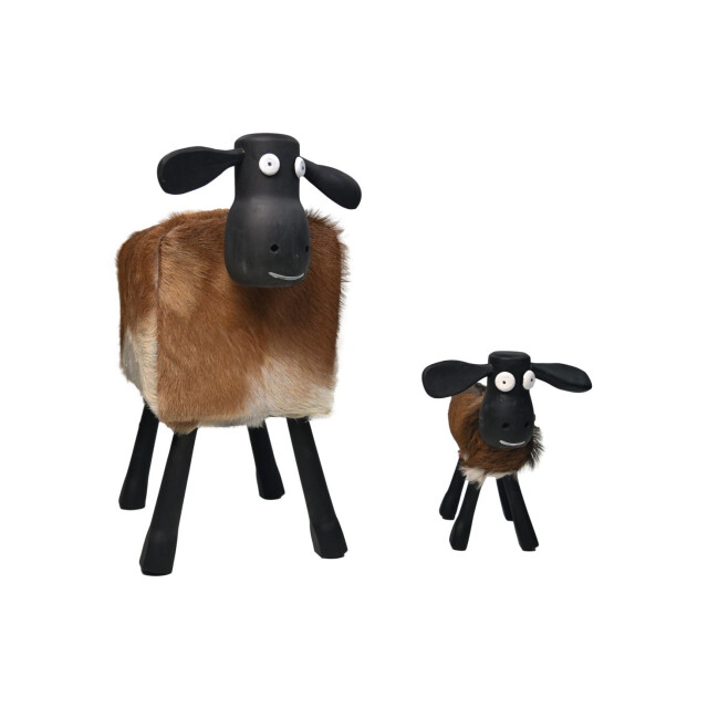 HSM Collection -schaap shawn small-32x14x32--geitenhuid/teak 2923528 large