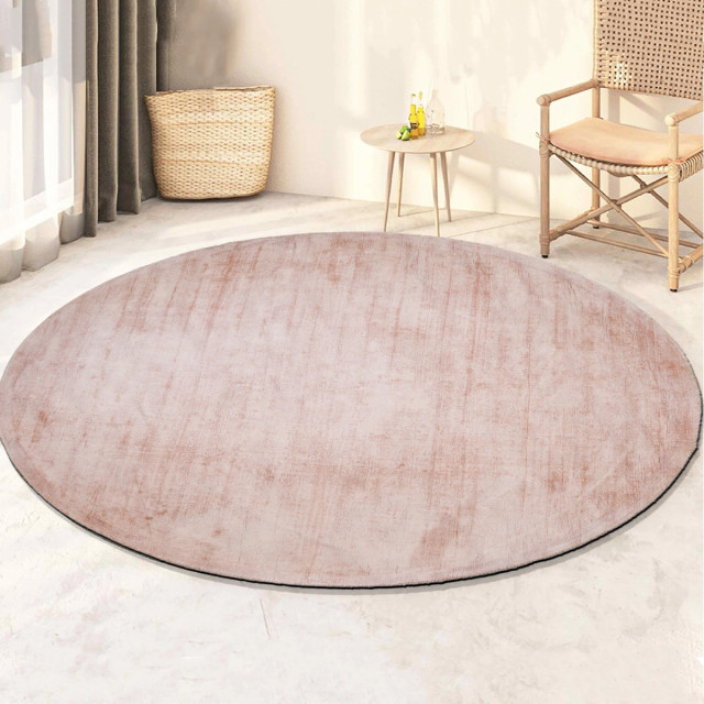 Velaar Milan königlich viscose vloerkleed rond laagpolig 195 cm rond 3038546 large