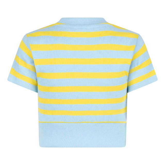Indian Blue Meisjes crop top gestreept licht IBGS24-3159-521 large