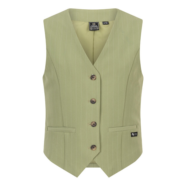 Indian Blue Meisjes gilet krijtstreep licht pastel IBGS24-1042-623 large
