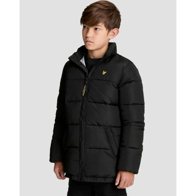 Lyle and Scott Winterjas puffer met capuchon z865 jet JKB2104V-Z865 Jet zwart large