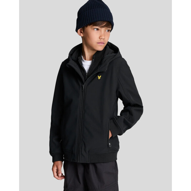 Lyle and Scott Softshell jas met capuchon jet JKB2102V-Z865 Jet zwart large