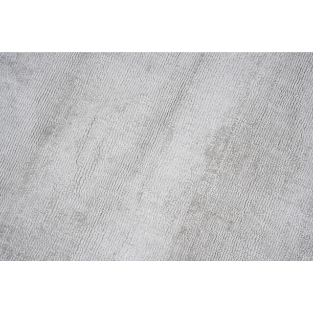 Velaar Milan königlich viscose vloerkleed rond laagpolig zilver- 115 cm rond 3038541 large