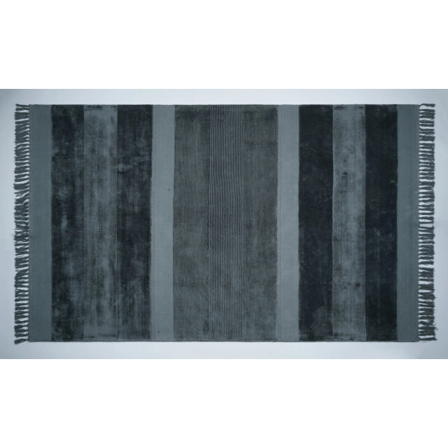Velaar Ebony viscose vloerkleed laagpolig 195x300 cm 3038565 large