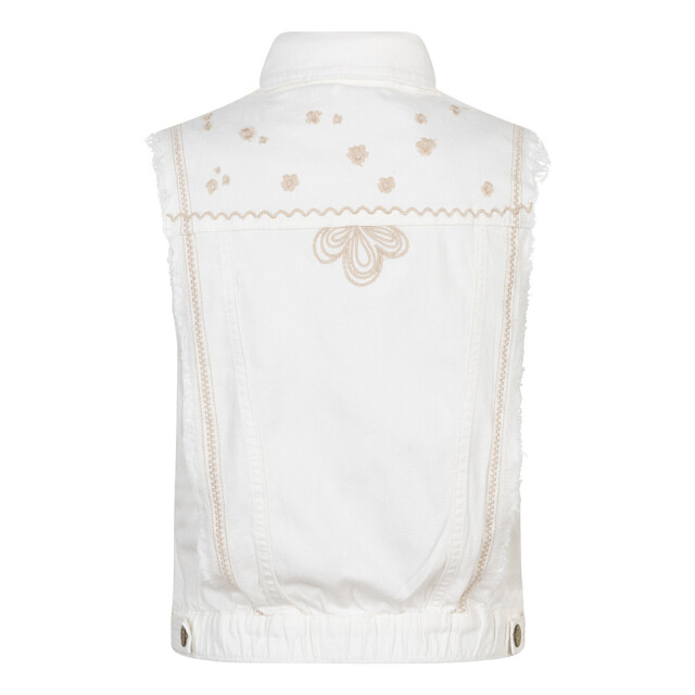 Indian Blue Meisjes gilet embroidery lily IBGS24-1041-901 large