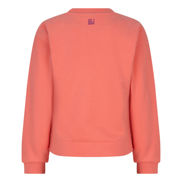 Indian Blue Meisjes sweater rendez vous helder zalm IBGW24-4011-4287 large