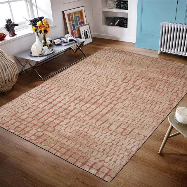 Velaar Atmore geweven wollen vloerkleed laagpolig beige 160x230 cm 3038557 large