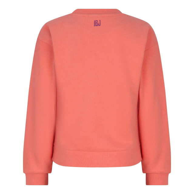Indian Blue Meisjes sweater rendez vous helder zalm IBGW24-4011-4287 large