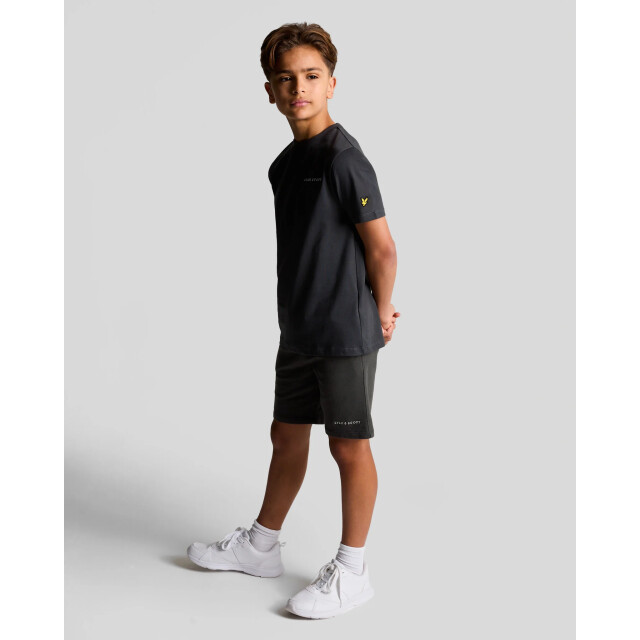 Lyle and Scott Sweat short script gun metal MLB2022V - W635 Gunmetal large