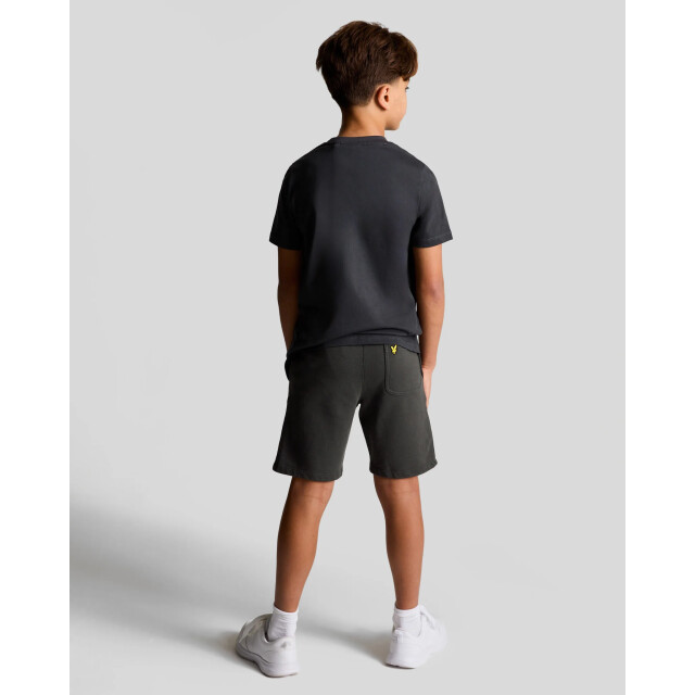 Lyle and Scott Sweat short script gun metal MLB2022V - W635 Gunmetal large