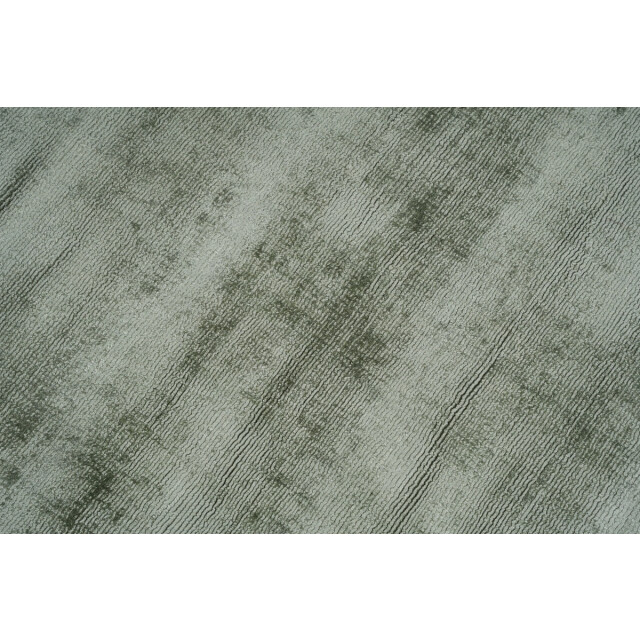Velaar Milan königlich viscose vloerkleed rond laagpolig donkergroen- 115 cm rond 3038534 large