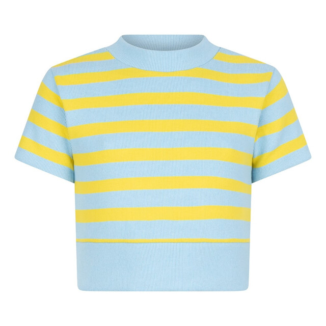 Indian Blue Meisjes crop top gestreept licht IBGS24-3159-521 large