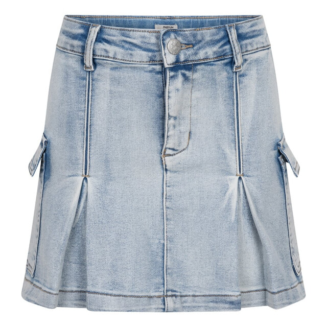 Indian Blue Meisjes spijkerrokje cargo licht denim IBGS24-6060-150 large