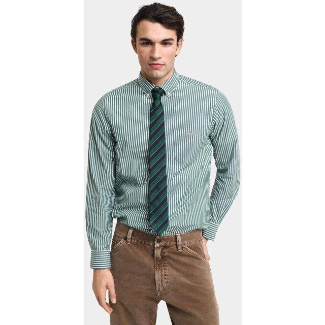 Gant Casual hemd lange mouw reg classic poplin stripe shi 3000130/362 186690 large