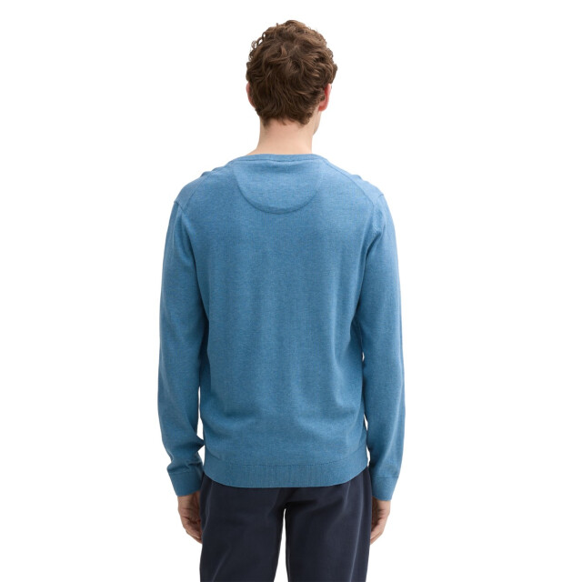 Tom Tailor V-neck stucture neck - 5219.30.0145 large