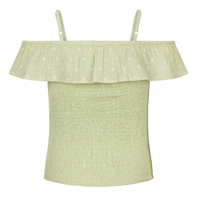 Indian Blue Meisjes top smock strapless licht pastel IBGS24-5186-623 large