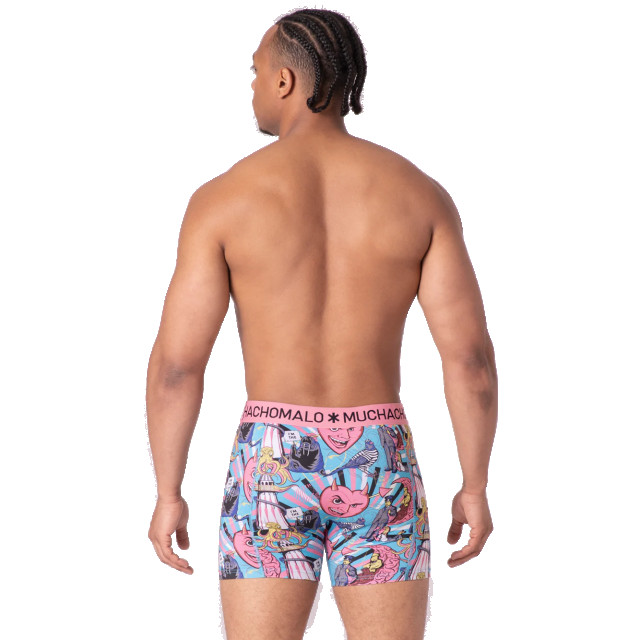 Muchachomalo Heren 2+2-pack boxershorts print/effen CDOUTLT225-226 large