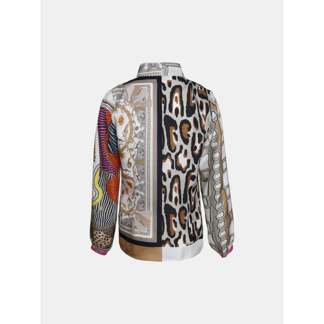 Mucho Gusto Blouse st. tropez tijdloze elegant in twill zijde Blouse St. Tropez Tijdloze Elegant in Twill Zijde large