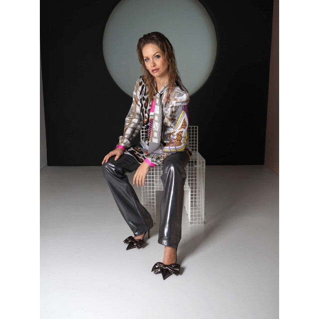 Mucho Gusto Blouse st. tropez tijdloze elegant in twill zijde Blouse St. Tropez Tijdloze Elegant in Twill Zijde large