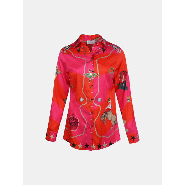 Mucho Gusto Blouse francis bay western print luxe Blouse Francis Bay Western Print Luxe large