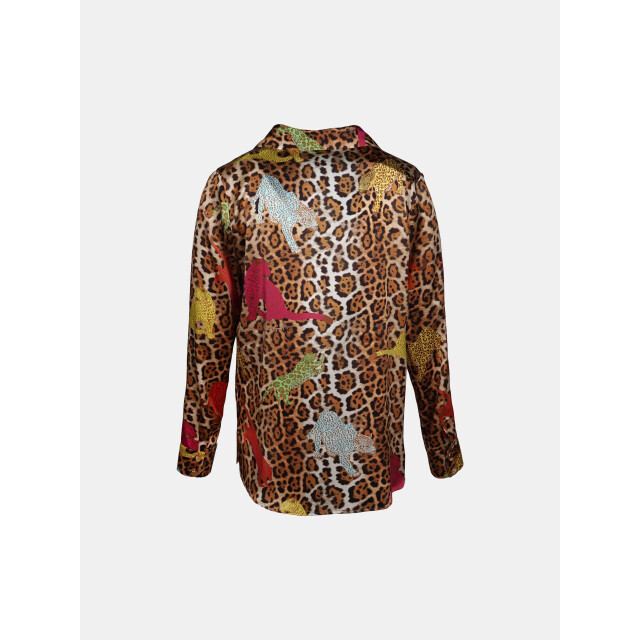 Mucho Gusto Blouse livorno luipaard Blouse Livorno Luipaard large