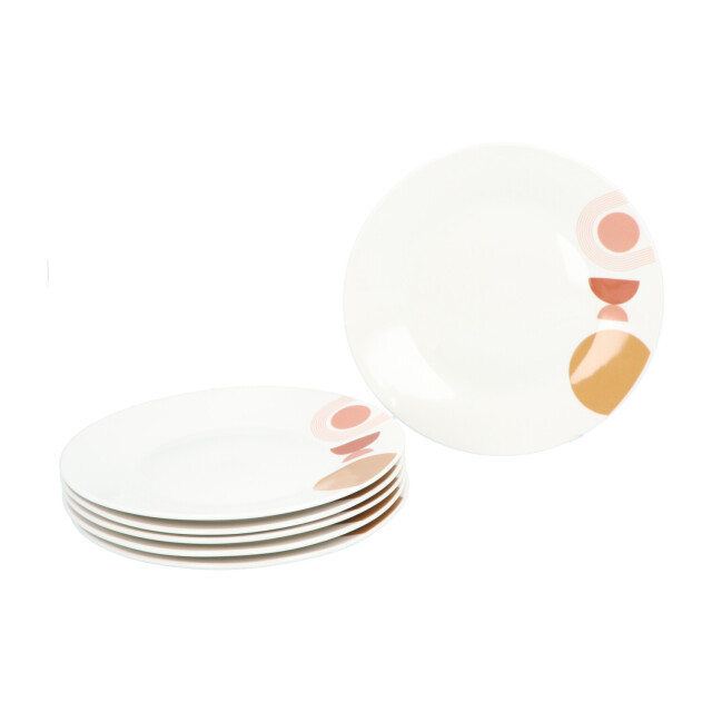 4goodz Serviesset porselein 6 persoons 18 delig tara art deco 3047635 large