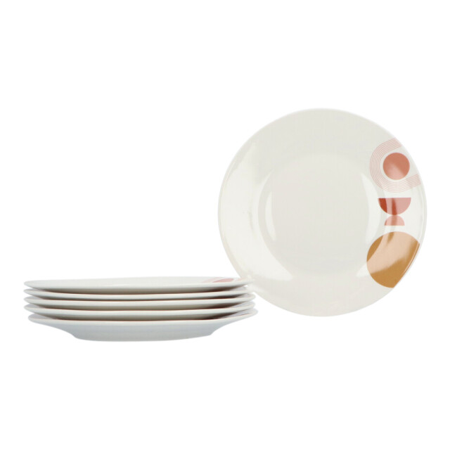 4goodz Serviesset porselein 6 persoons 18 delig tara art deco 3047635 large