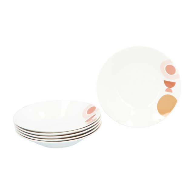 4goodz Serviesset porselein 6 persoons 18 delig tara art deco 3047635 large