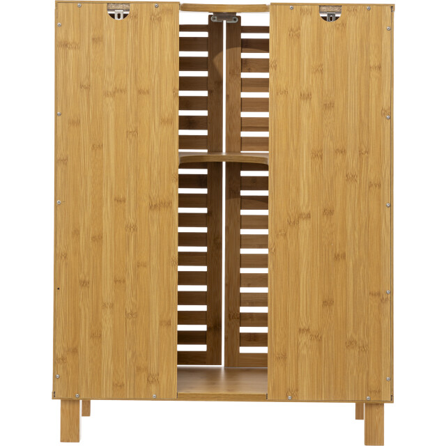 4goodz Sicela wastafelonderkast met uitsparing 28x60x80 cm wastafelmeubel bamboe 3047764 large