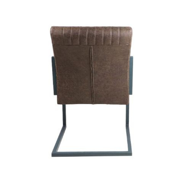 HSM Collection -eetkamerstoel texas-55x50x85--leder/metaal 2925740 large