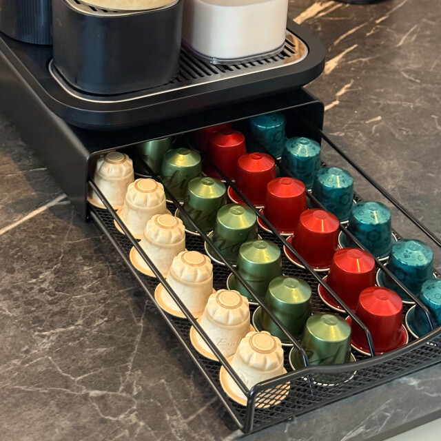 QUVIO Koffie cups lade voor 40 nespresso capsules - metaal 2180332 large