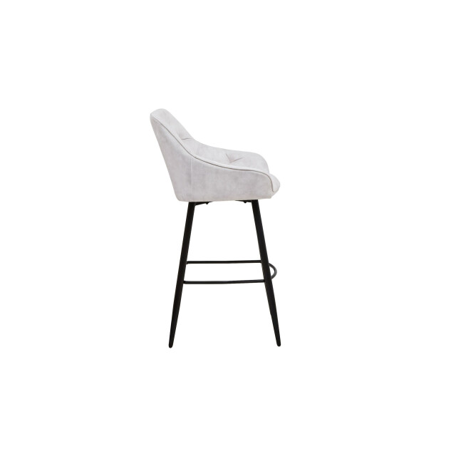 HSM Collection -barkruk liverpool s/2-56x61x107--stof/metaal 2922978 large