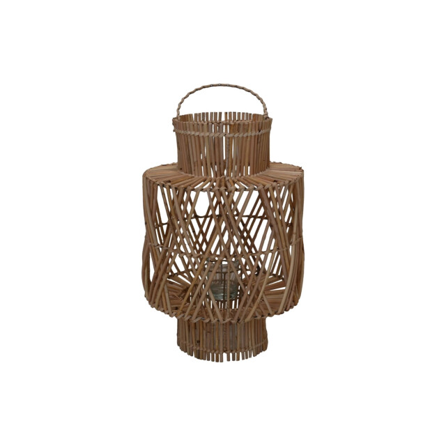 HSM Collection -lantaarn in-outdoor small-28x28x38--rotan/glas 2923582 large
