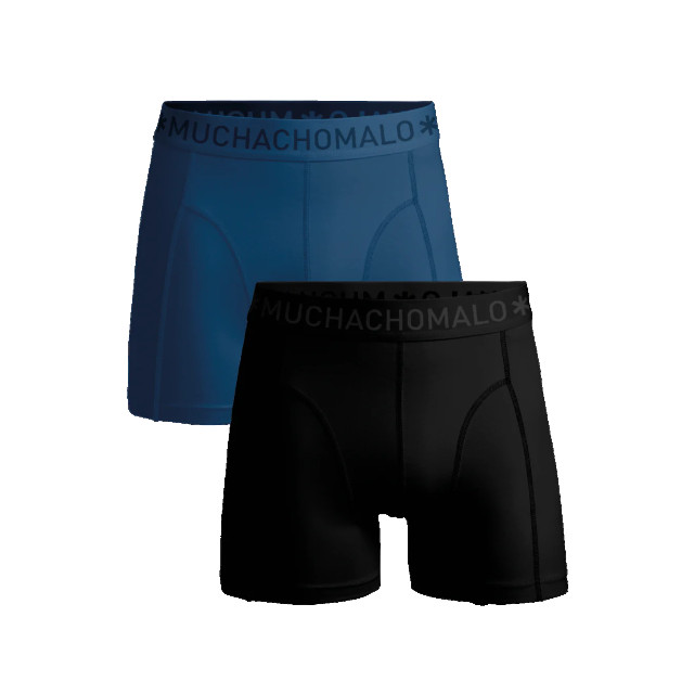 Muchachomalo Jongens 2-pack boxershorts U-SOLID1010-1086J large