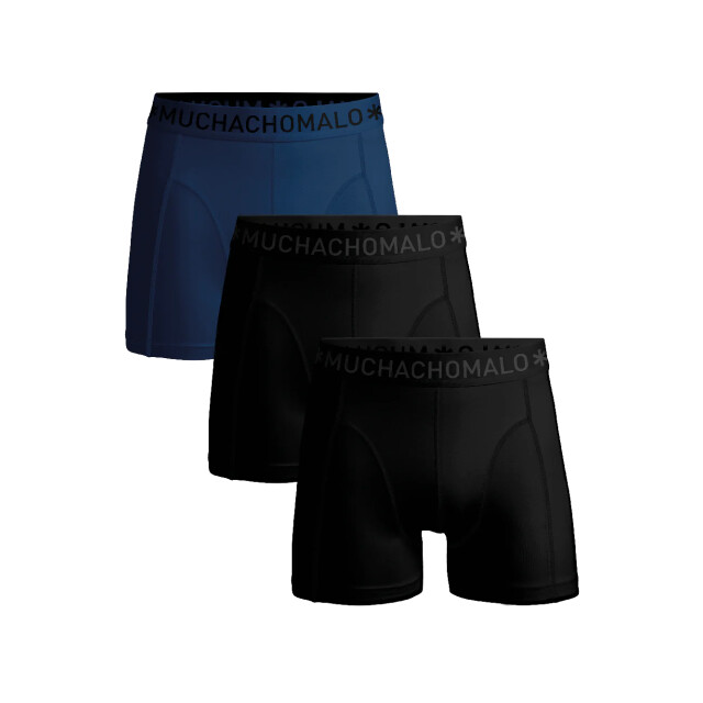 Muchachomalo Jongens 3-pack boxershorts U-SOLID1010-1113J large