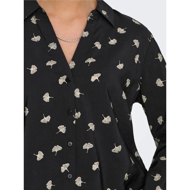 Jacqueline de Yong Camille l/s loose v-neck shirt 15339012 large