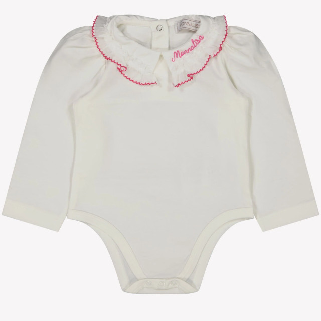 Monnalisa Baby meisjes rompertje <p>37D30040000190WHITE large