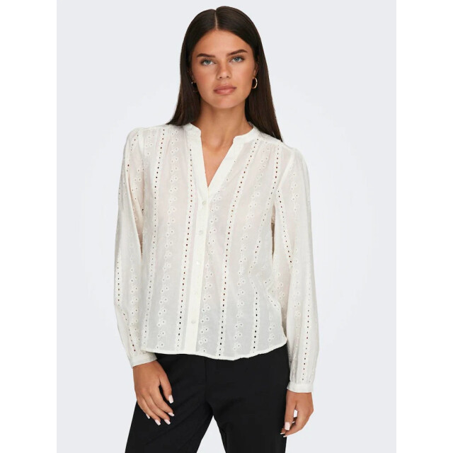 Jacqueline de Yong Amie l/s embroidery shirt 15330192 large
