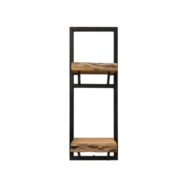 HSM Collection -wandplank levels live edge -25x22x70--acacia/metaal 2923277 large