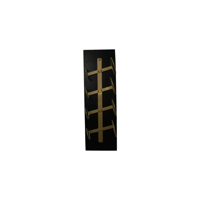 HSM Collection -hangend wijnrek 4 flessen-20x13x65--mango/metaal 2924018 large