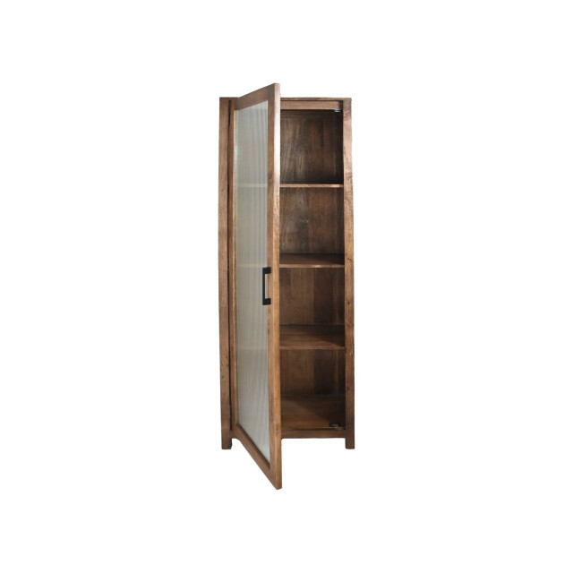 HSM Collection -vitrinekast 1 deur links-60x40x180--mango/glas 2922621 large