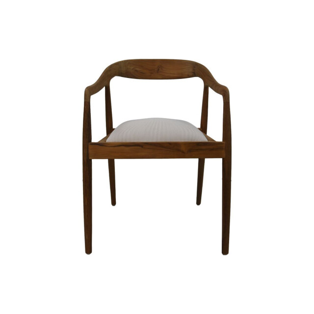 HSM Collection -eetkamerstoel wifera + zitting-55x41x78--teak/stof 2923021 large