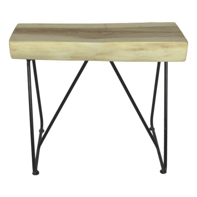 HSM Collection -rechthoekige bank-60x45x47--munggur/metaal 2923984 large