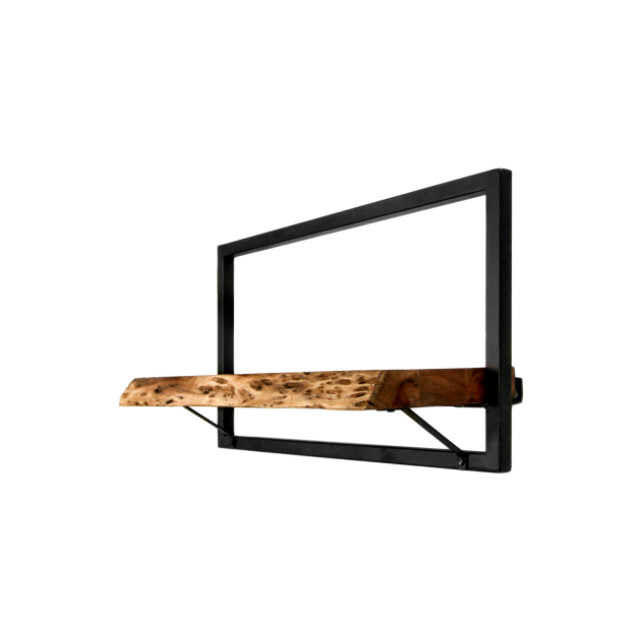 HSM Collection -wandplank levels live edge -56x22x32--acacia/metaal 2923275 large